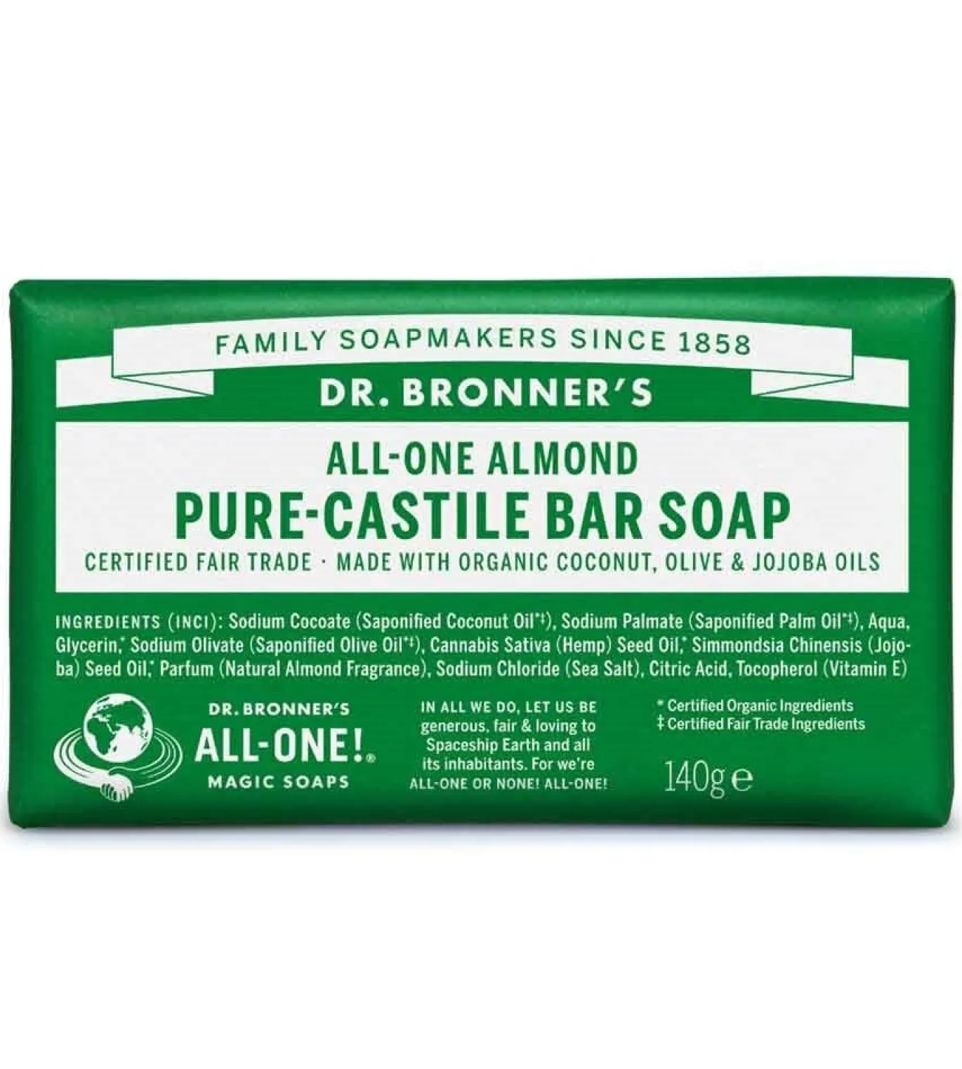 Almond Bar Soap 140 gr