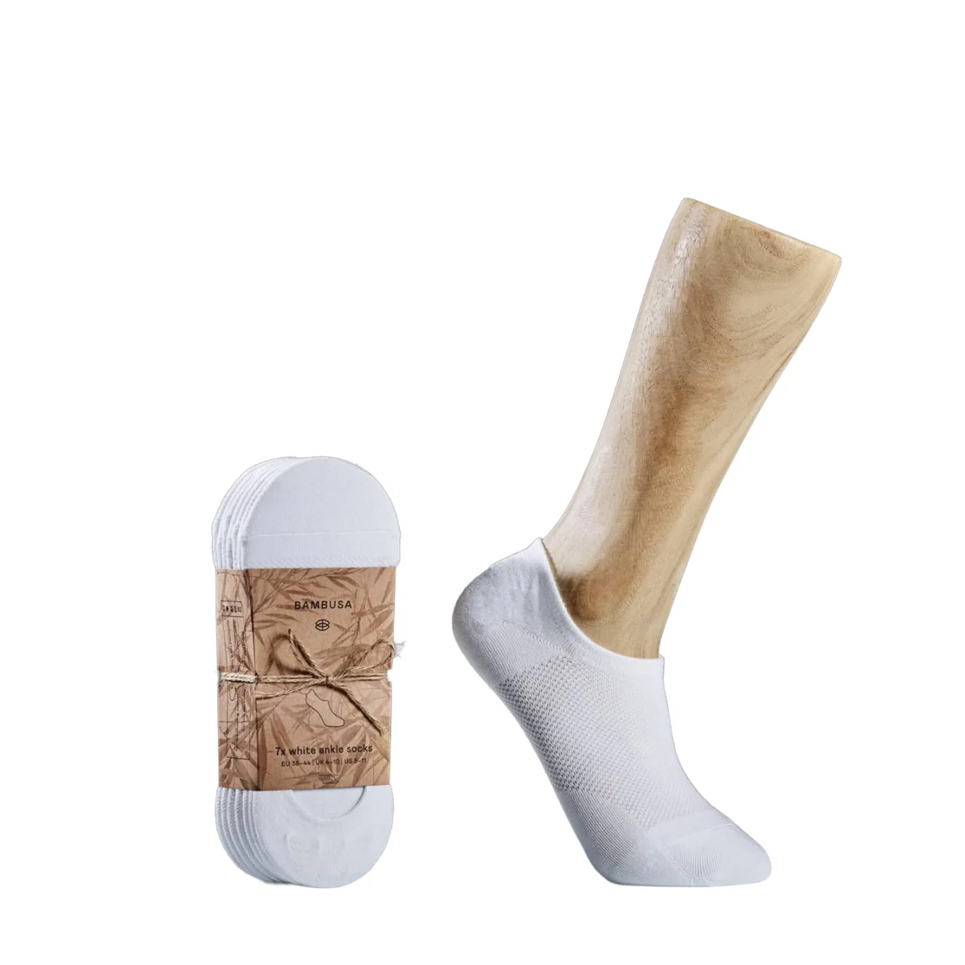 Bambustrumpor Vita Low 7 par