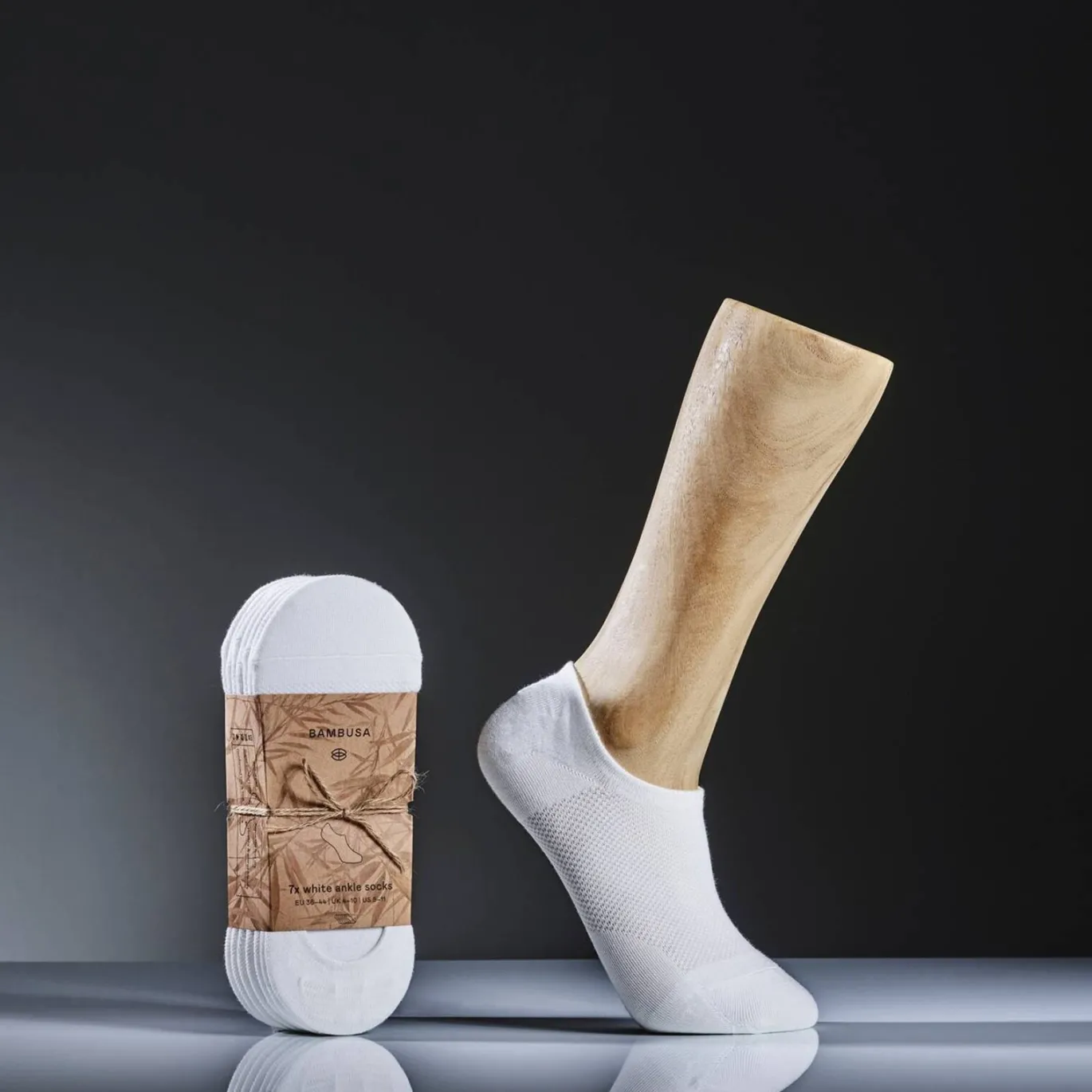 Bambustrumpor Vita Low 7 par