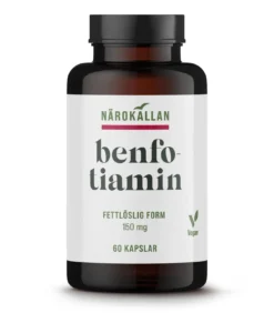 Benfotiamin 150mg 60 kapslar