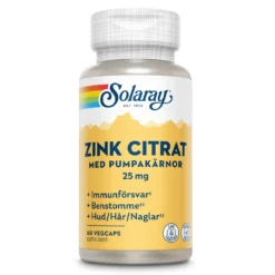 BioCitrate Zinc 25mg 60 kapslar