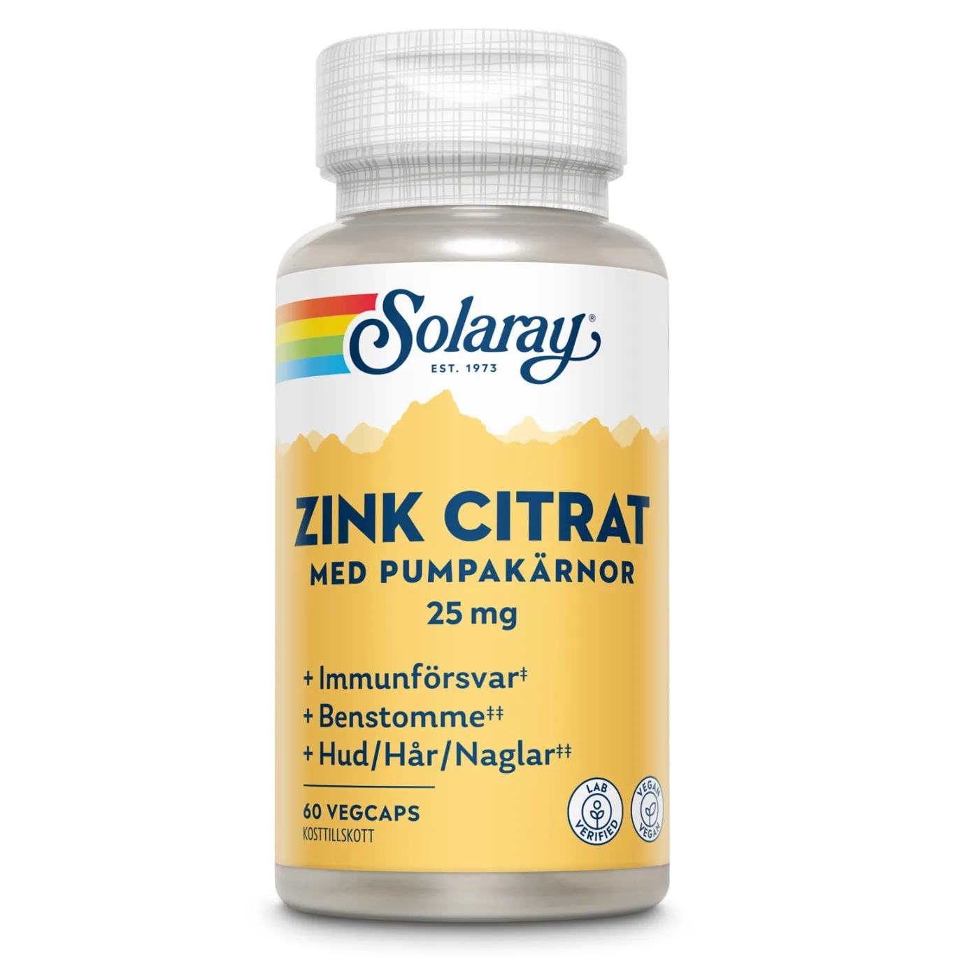 BioCitrate Zinc 25mg 60 kapslar