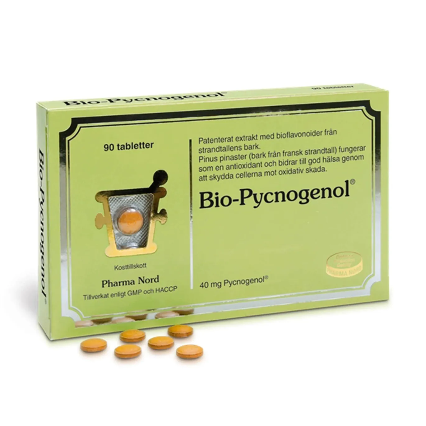 Bio-pycnogenol 90 tabletter