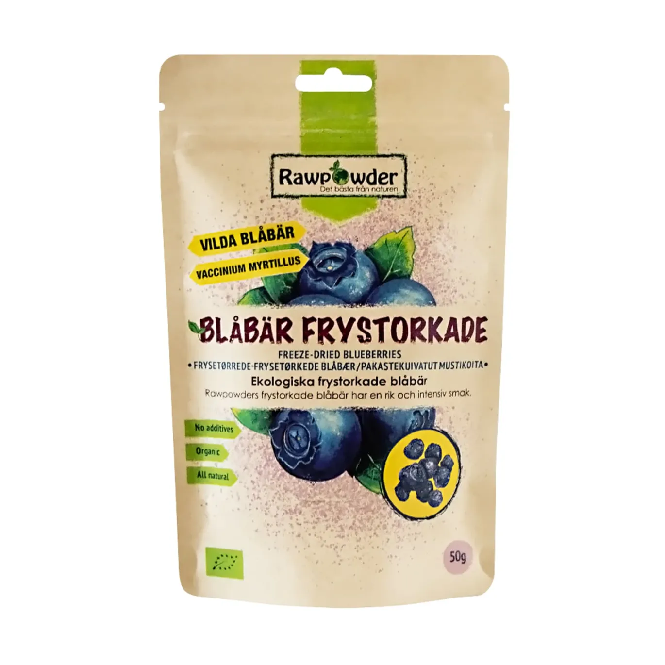 Blåbär frystorkade 50g