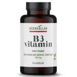B3 Nikotinamid 100mg 90 kapslar