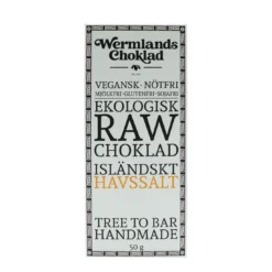 Choklad RAW Isländskt Havssalt 50g