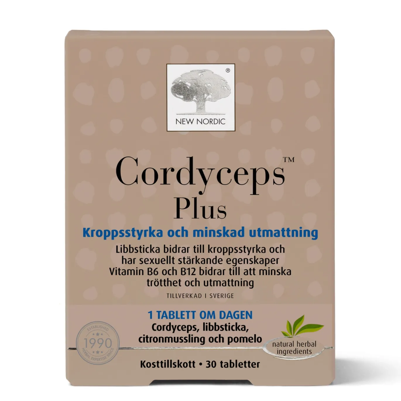 Cordyceps Plus 30 tabletter