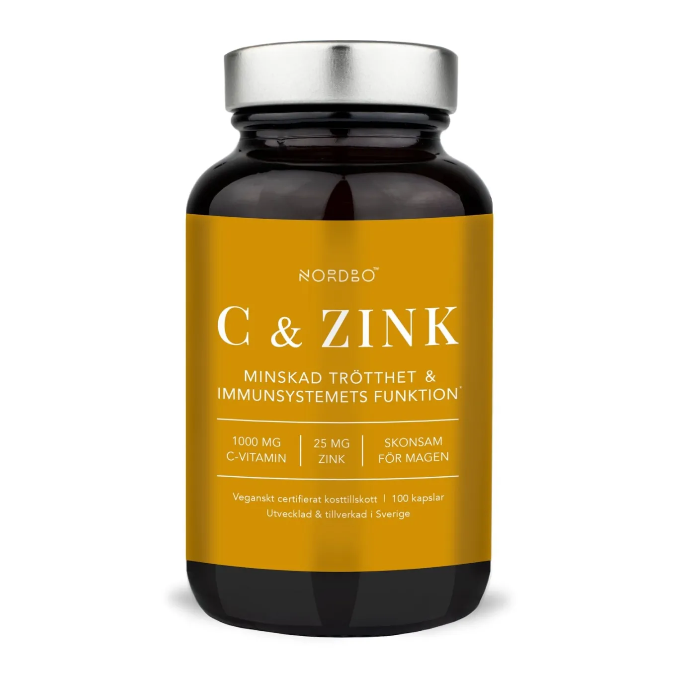C-vitamin & Zink 100 kapslar