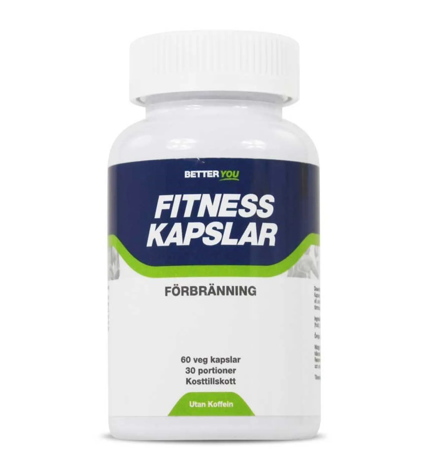 Fitnesskapslar utan koffein