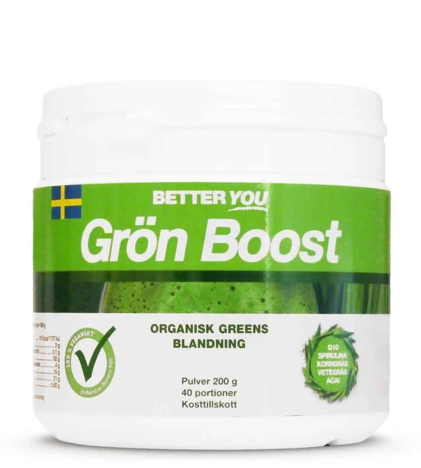 Grön Boost pulver 200g