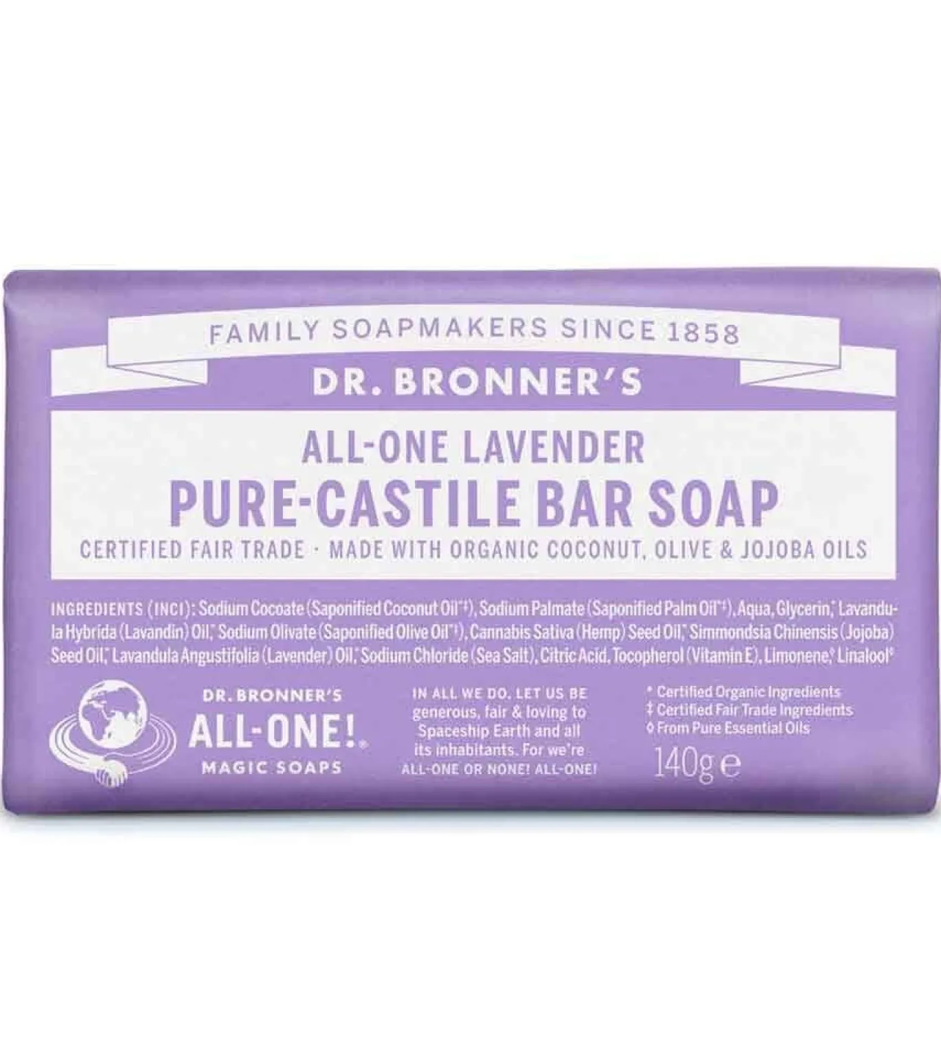 Lavender Bar Soap 140 gr