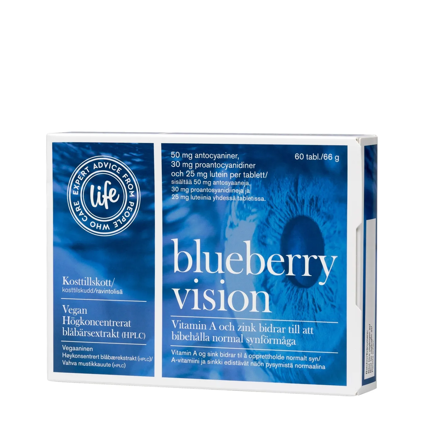 Life Blueberry Vision 60 tabletter