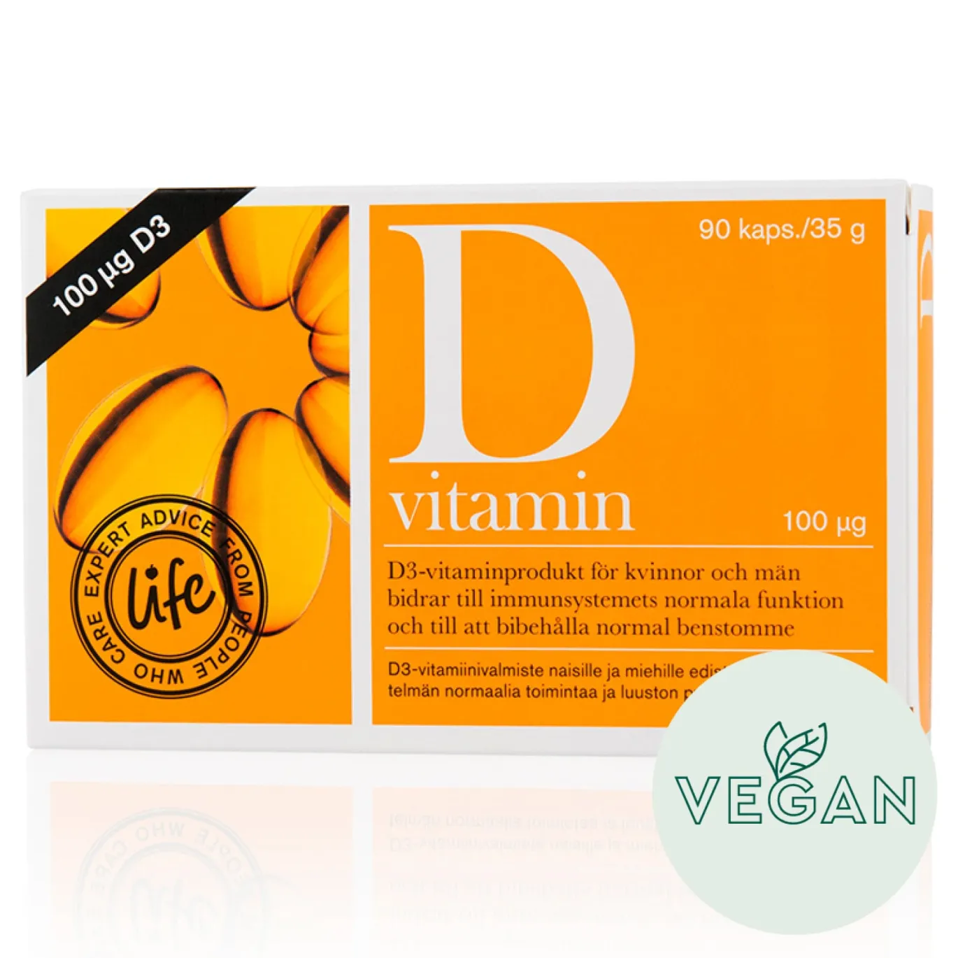 Life D-Vitamin 100 mcg 90 kapslar