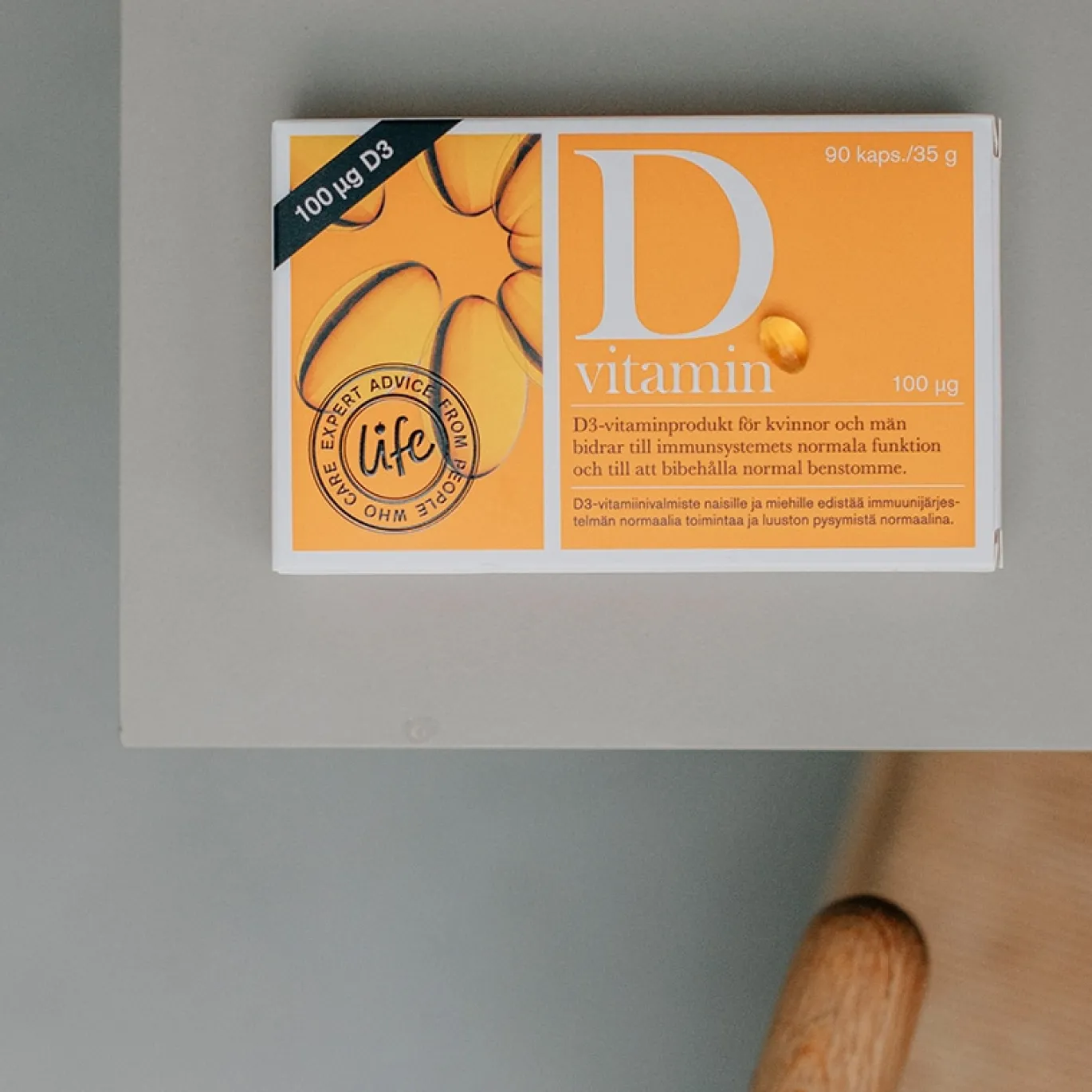 Life D-Vitamin 100 mcg 90 kapslar