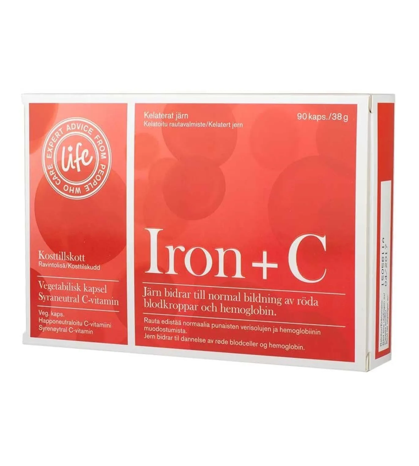 Life Iron + C 90 kapslar