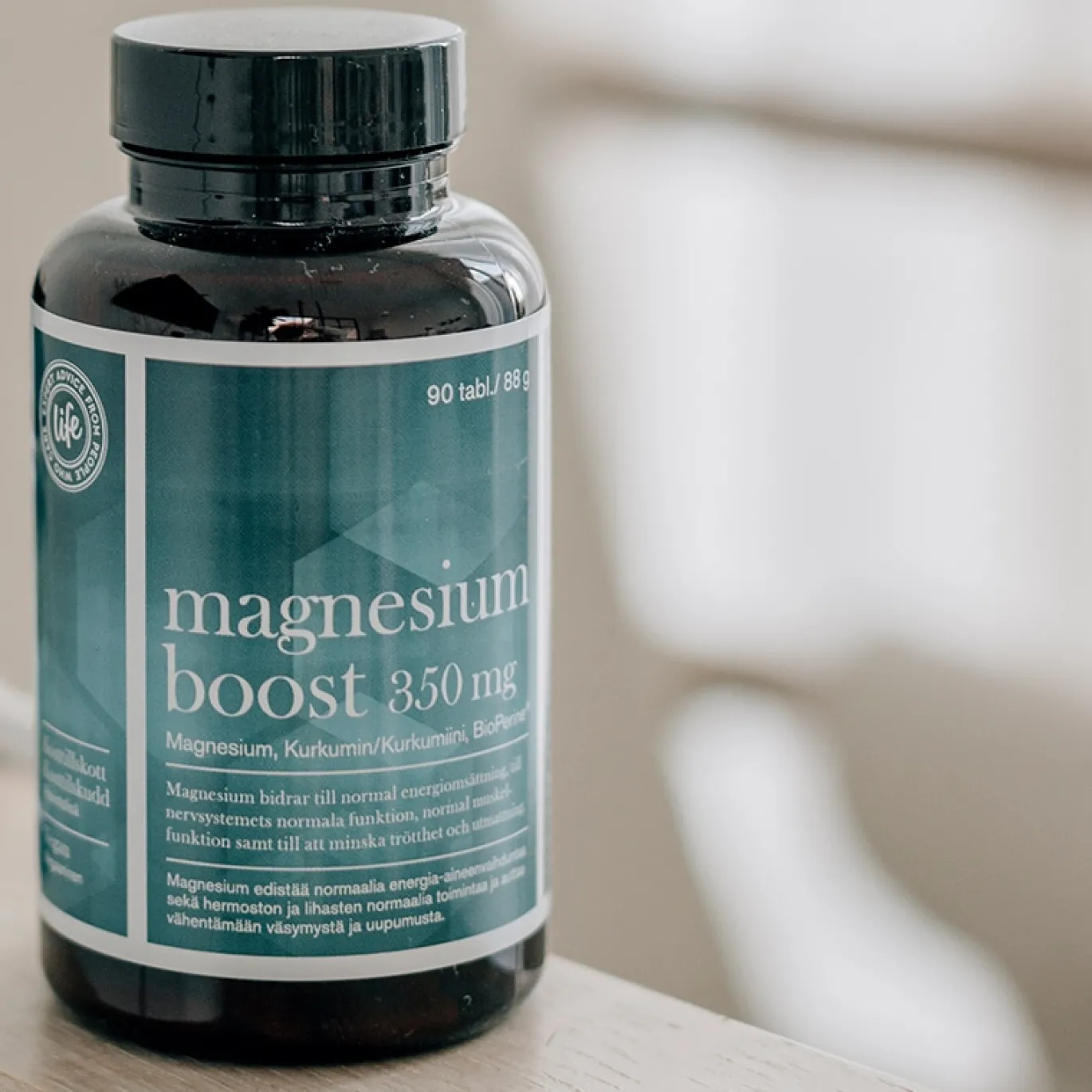 Life Magnesium Boost 350mg 90 tabletter