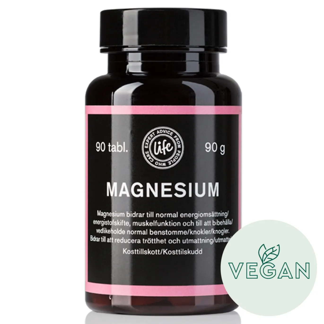 Life Magnesium 250mg 90 tabletter