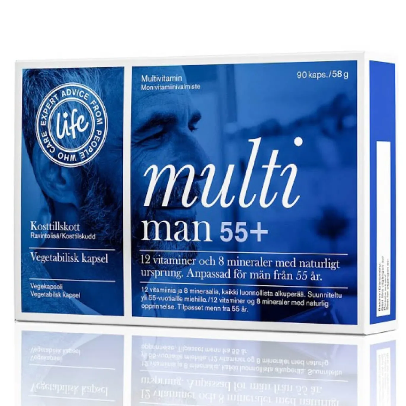 Life Multi Man 55+ 90 kapslar
