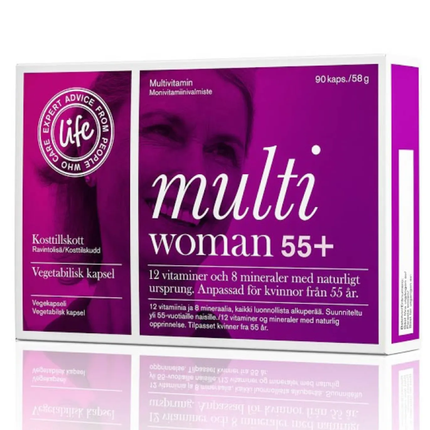 Life Multi Woman 55+ 90 kapslar