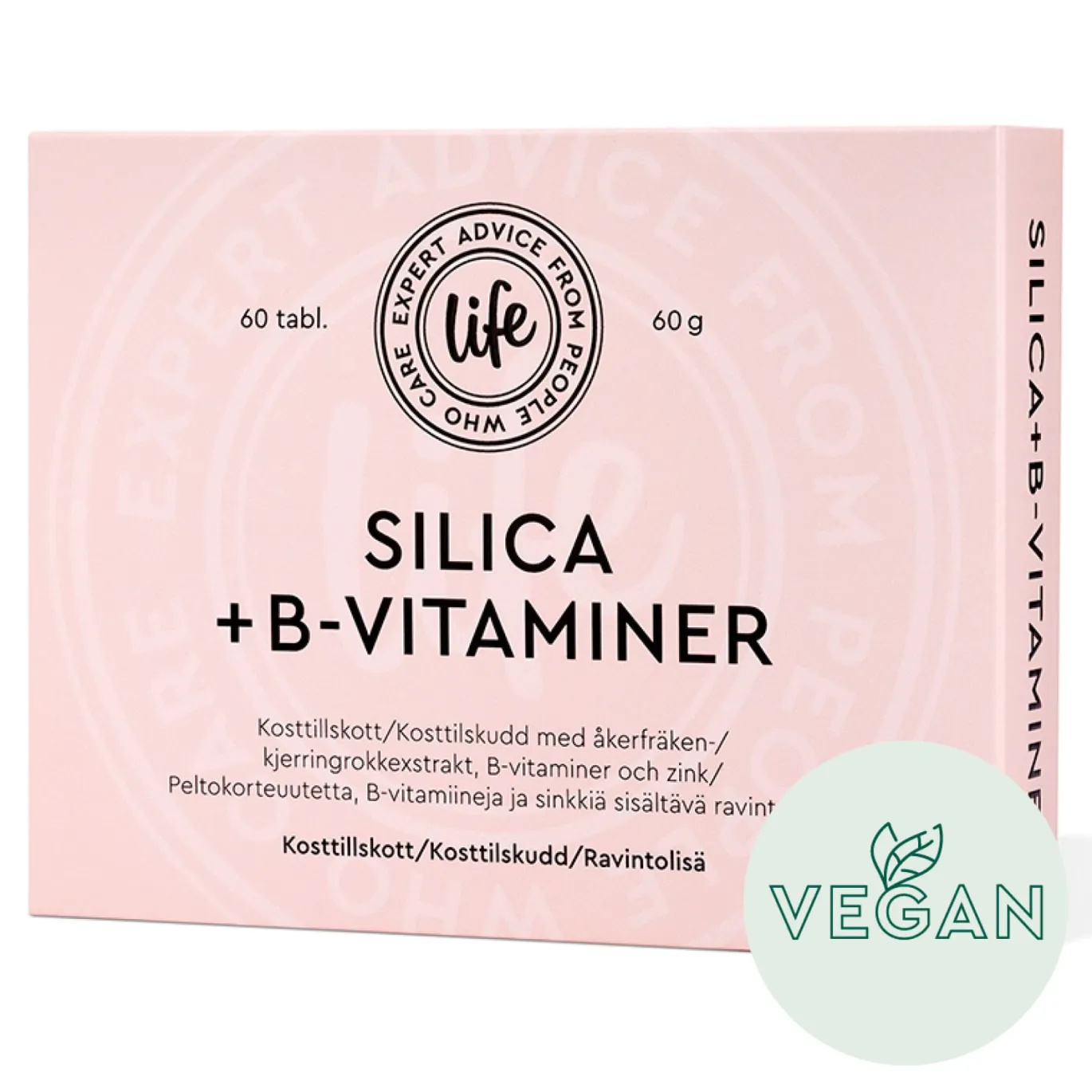 Life Silica + B-Vitamin 60 tabletter