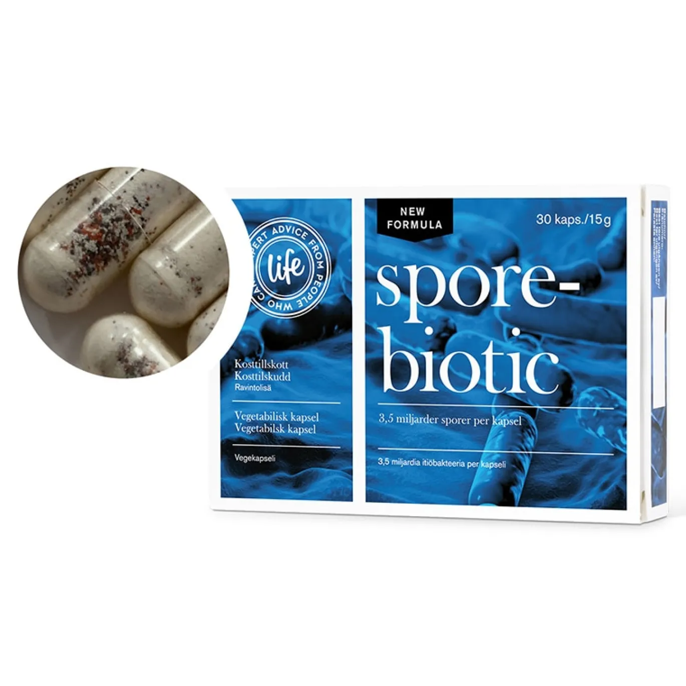 Life Sporebiotic 30 kapslar