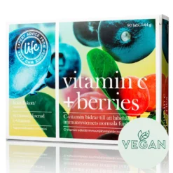 Life Vitamin C + Berries 90 tabletter
