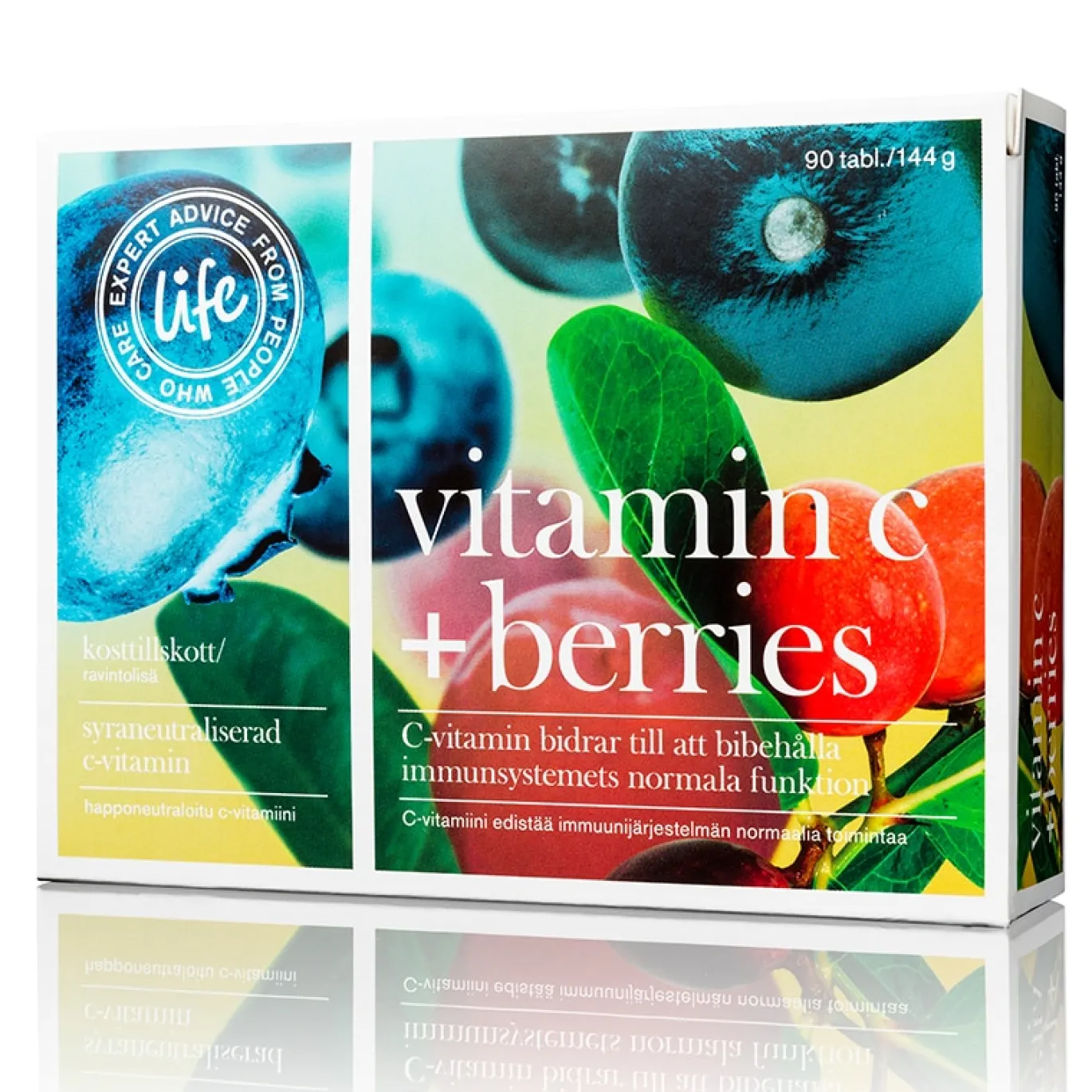 Life Vitamin C + Berries 90 tabletter