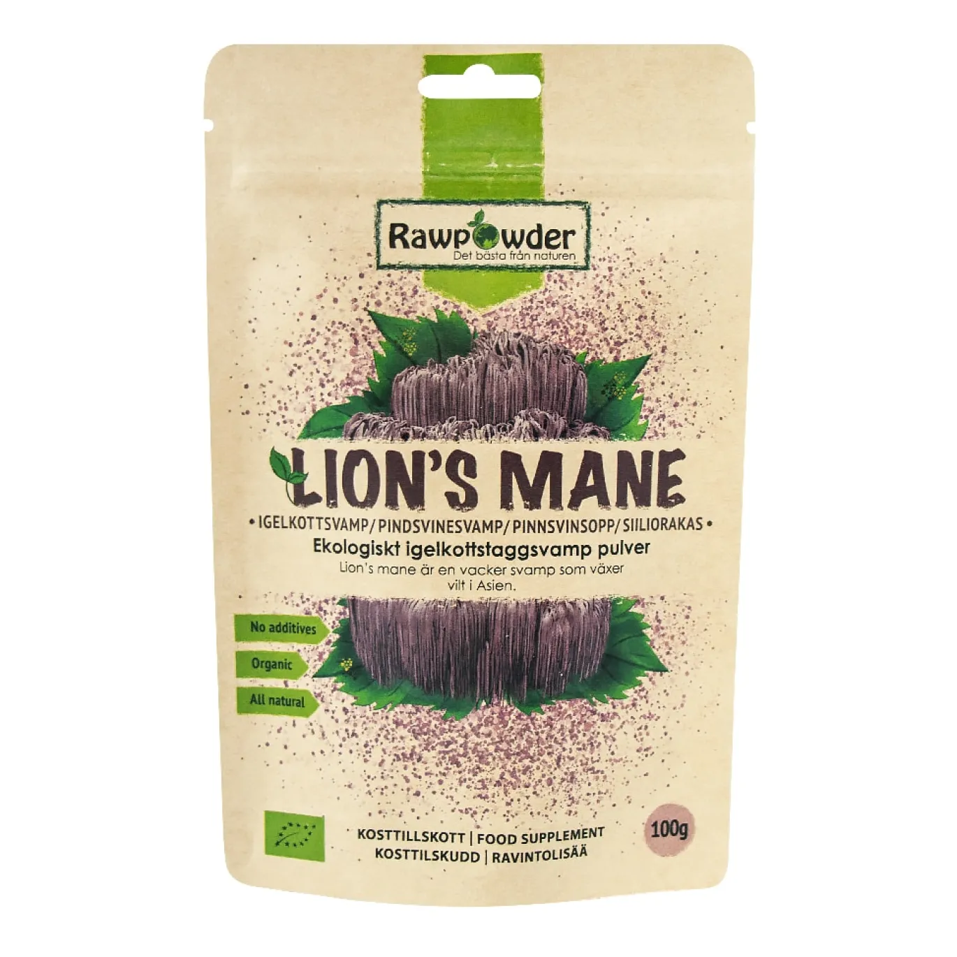 Lion´s Mane pulver 100g