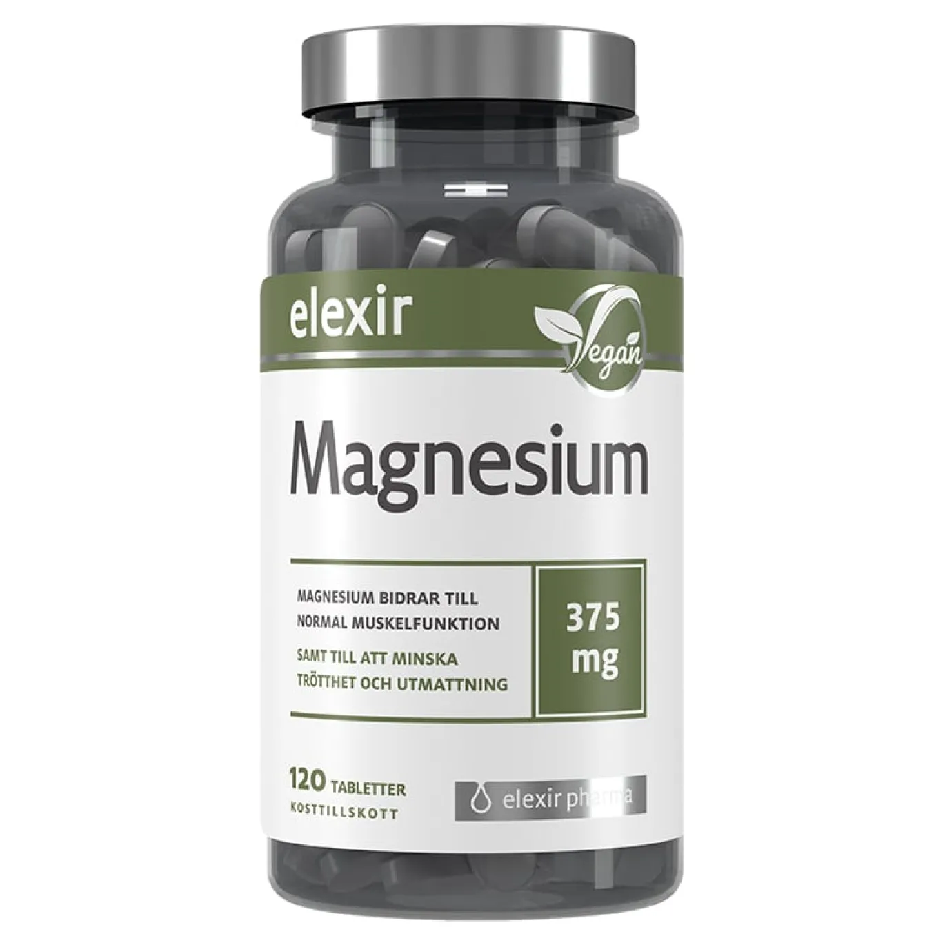 Magnesium 375mg 120 tabletter