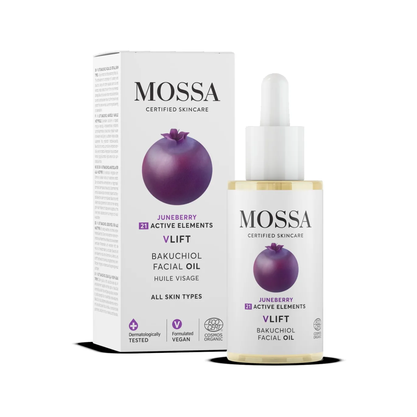 MOSSA V-Lift Bakuchiol Facial Oil 30ml