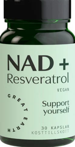 NAD+ Resveratrol 30 kapslar