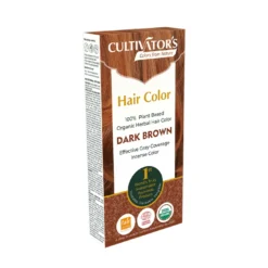 Organic Herbal Hair Color Dark Brown 100g