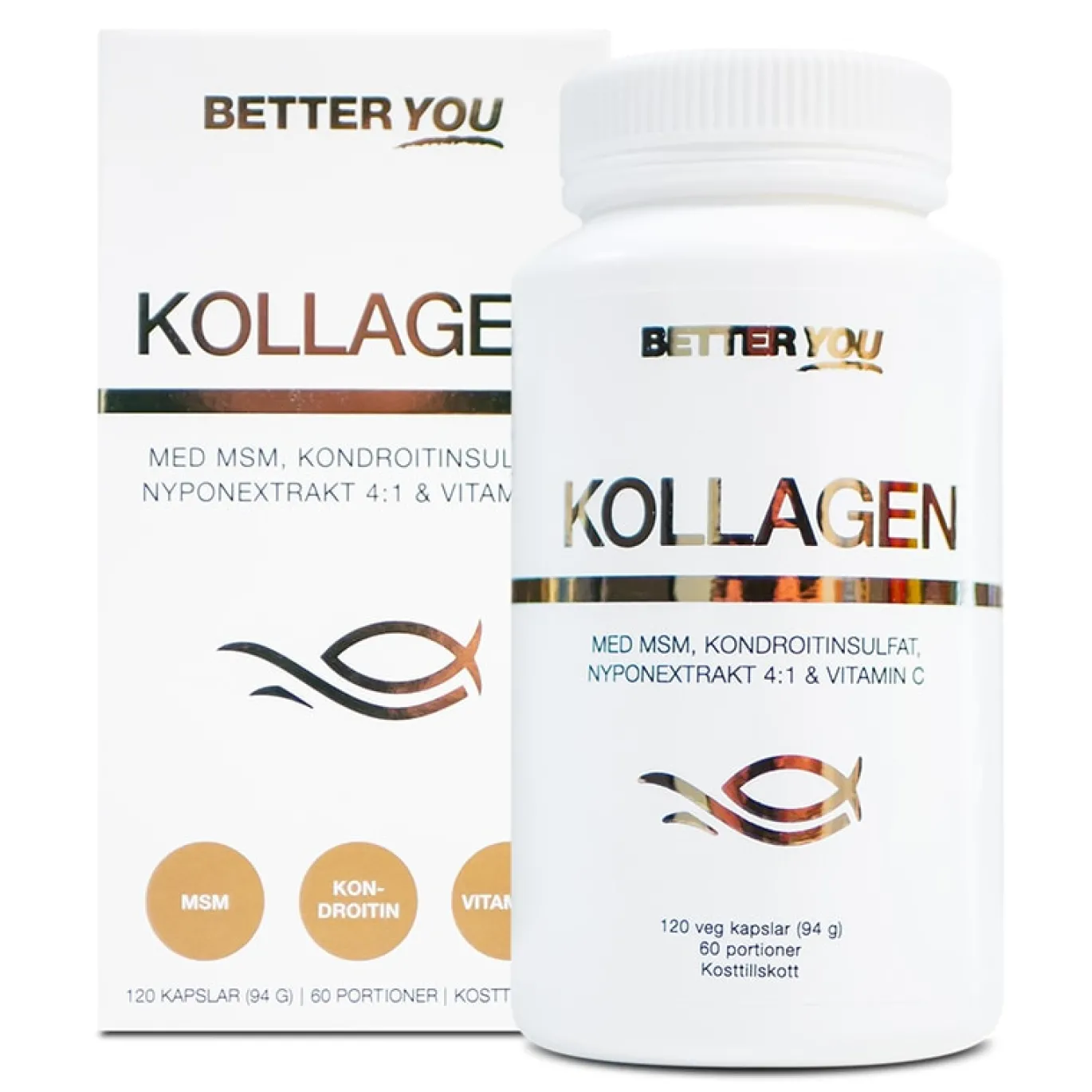 Premium Kollagen 120 kapslar