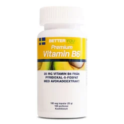 Premium Vitamin B6 100 kapslar