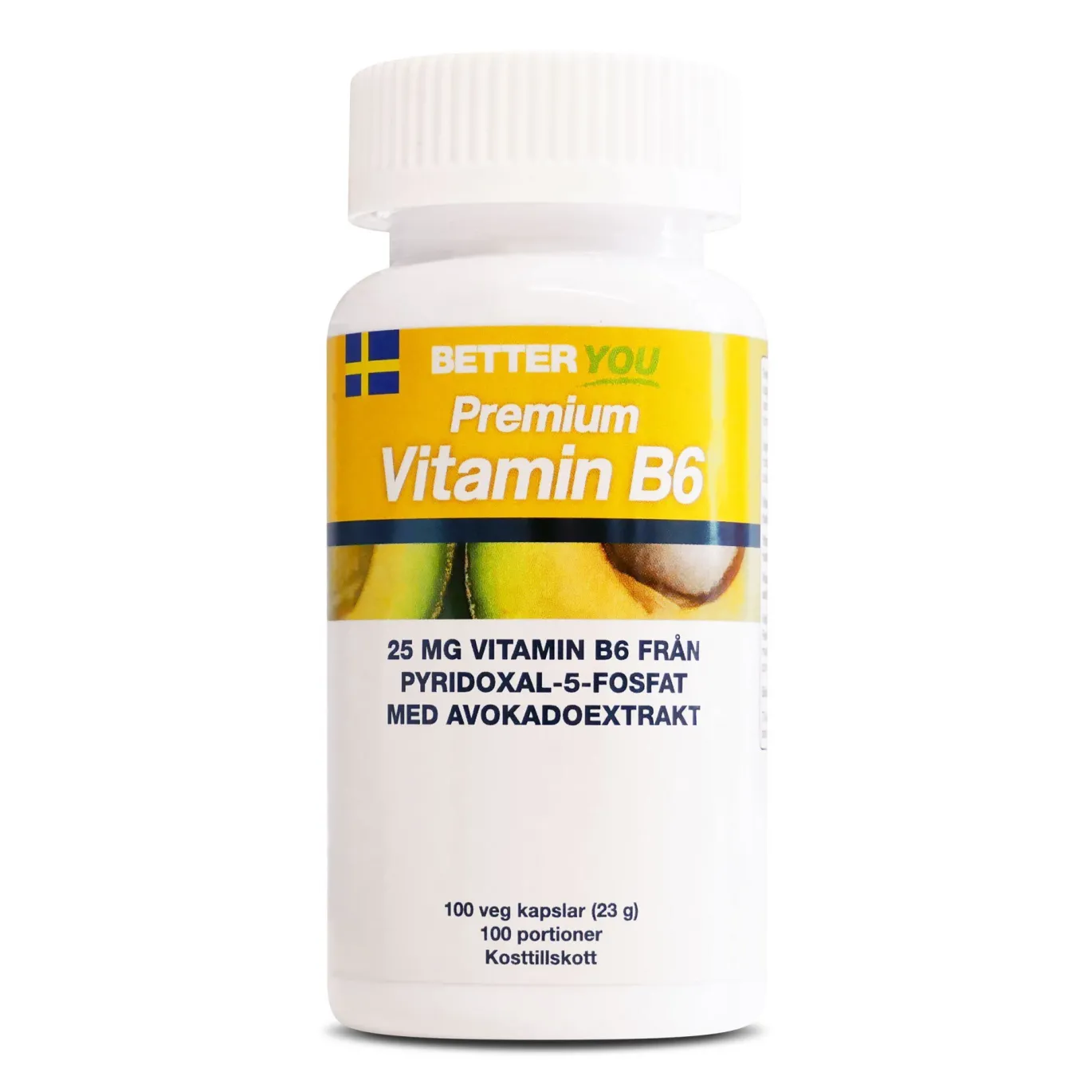 Premium Vitamin B6 100 kapslar