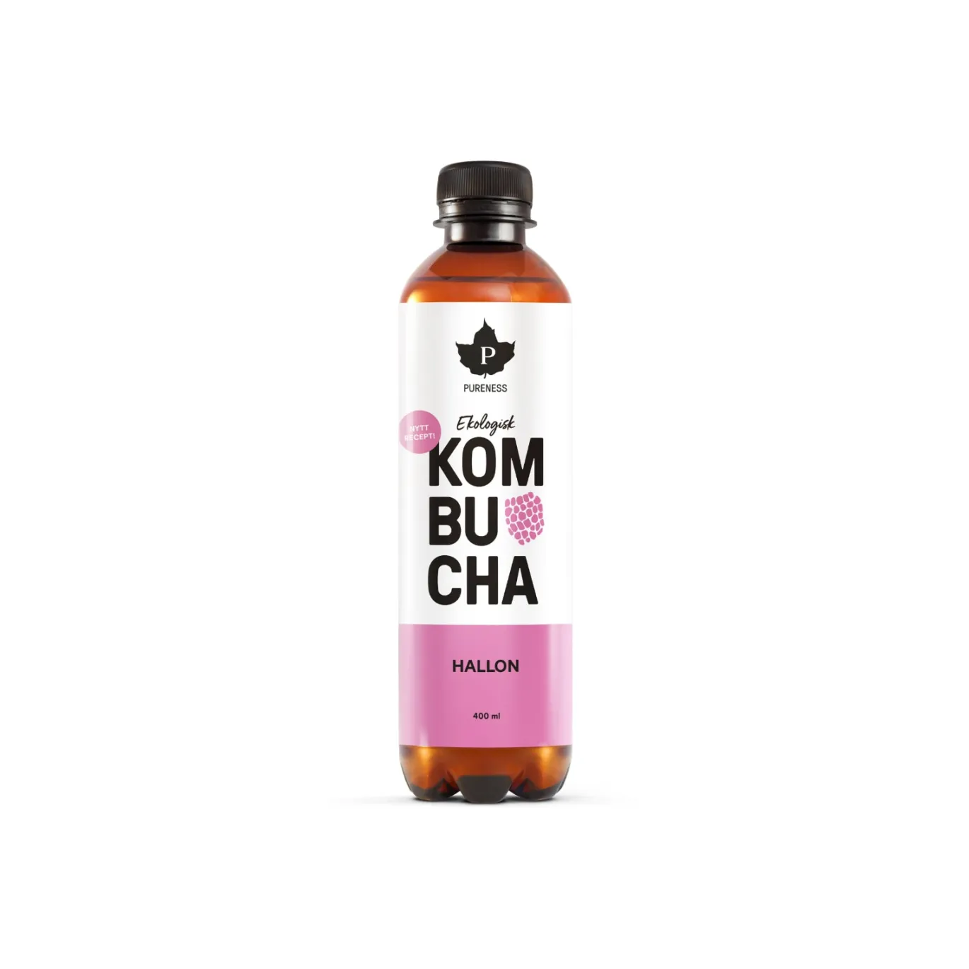 PURENESS EKOLOGISK KOMBUCHA BRINGEBÆR - 400 ML