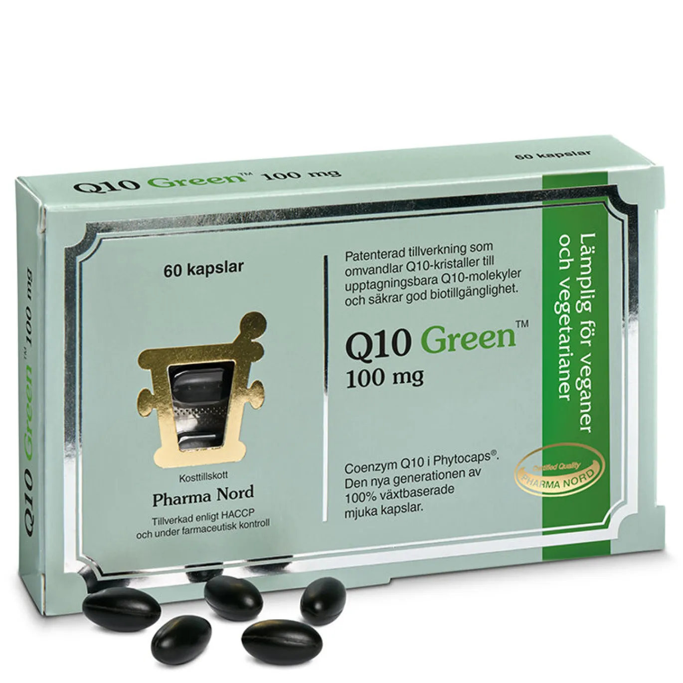 Q10 Green 100mg 60 kapslar