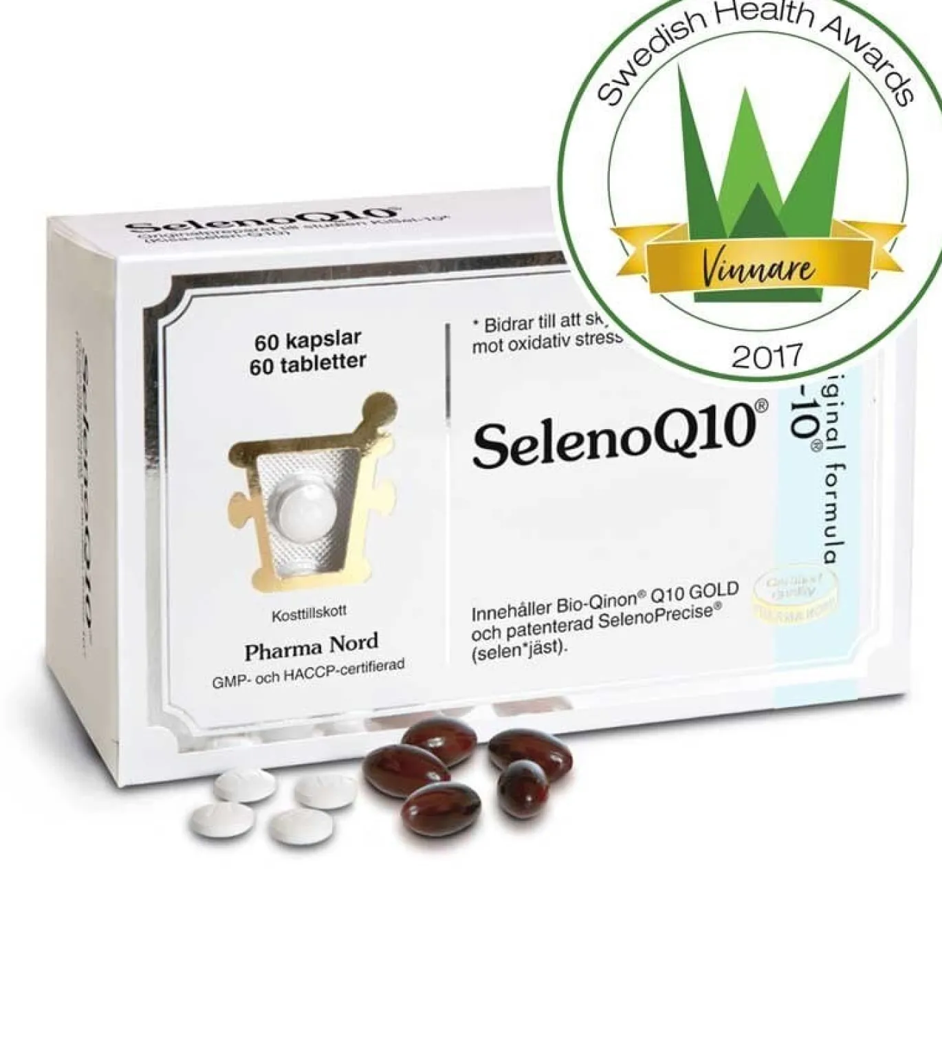 SelenoQ10 60 kapslar + 60 tabletter
