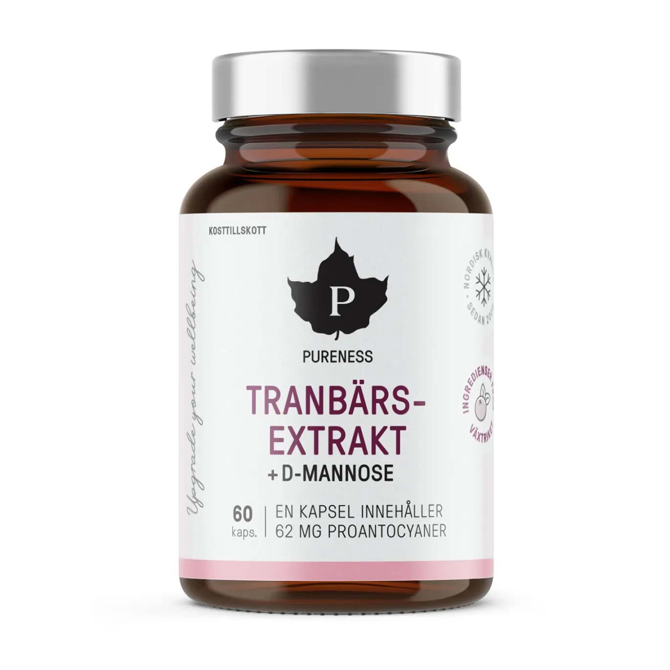 Tranbärsextrakt med D-mannose 60 kapslar
