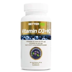 Vitamin D3+K2 60 kapslar